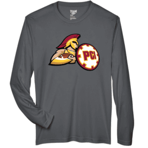 TT11L Team 365 Performance Long Sleeve Shirt - Sport Graphite