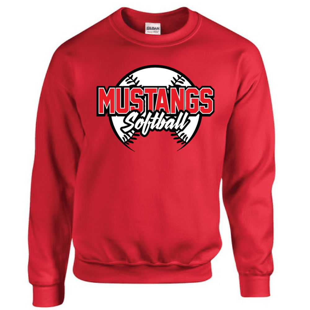 G180 Gildan Heavy Blend Fleece Crew Sweatshirt - Red